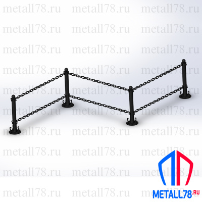 Ограждение "Столб "Элегант"