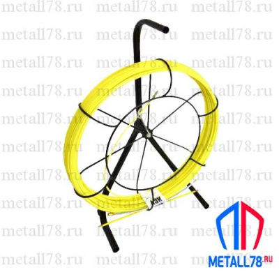 Протяжка для кабеля 4,5 мм 25 м на основании Single (протяжка кабельная, мини УЗК)