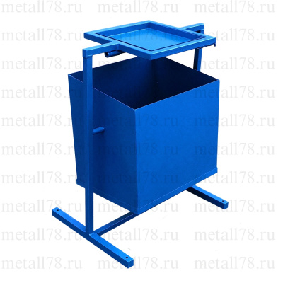 Урна металлическая поворотная с пепельницей