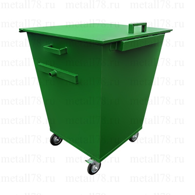 Контейнер для мусора, объём 0,75 м³, комплектация «Максимум»