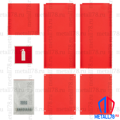 Подставка для огнетушителя ПО-15 (сборно-разборная) В400хШ200хГ200 мм