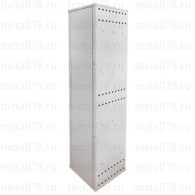 Шкаф для одежды и/или хозяйственного инвентаря, металлический