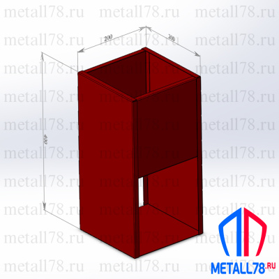 Подставка для огнетушителя, ПО-10, Вариант № 1