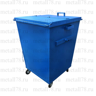 Контейнер для мусора, объём 0,75 м³, для сети АЗС "ГАЗПРОМНЕФТЬ"