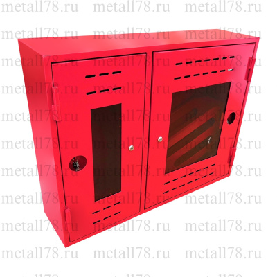 Пожарный ящик для рукава и огнетушителя, навесной