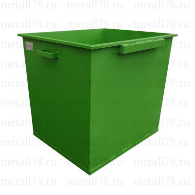 Контейнер для мусора, объём 1,1 м³. Комплектации «Базовая +»