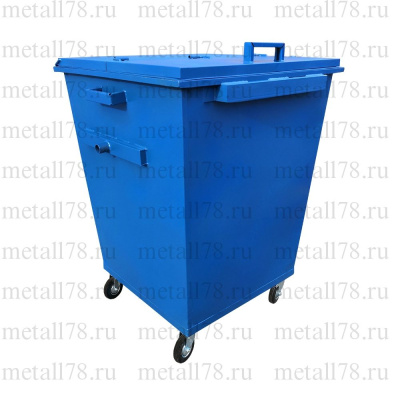 Контейнер для мусора, объём 0,75 м³, для сети АЗС "ГАЗПРОМНЕФТЬ"
