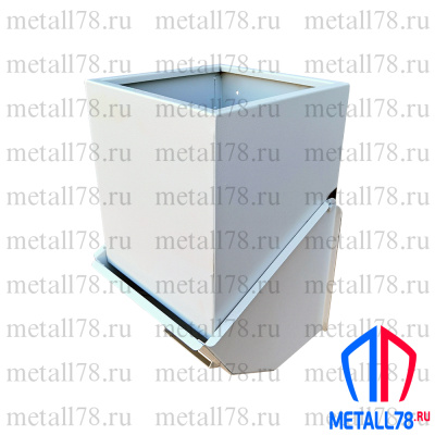 Урна металлическая с поворотным дном (45 л.)