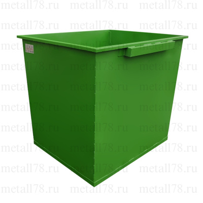 Контейнер для мусора, объём 1,1 м³. Комплектация «Базовая Ф»