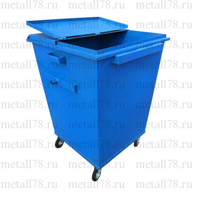 Контейнер для мусора, объём 0,75 м³, для сети АЗС "ГАЗПРОМНЕФТЬ"