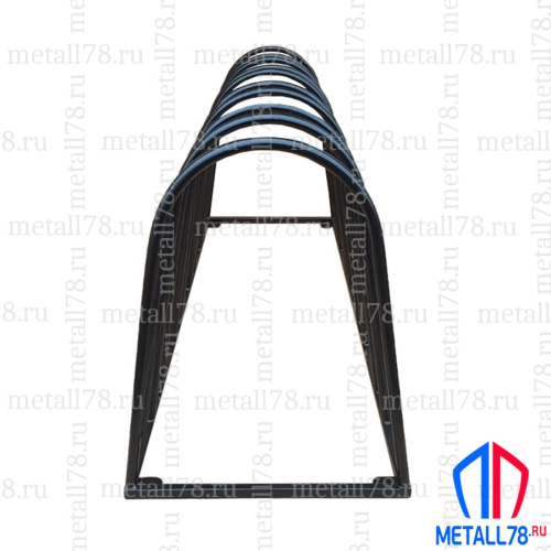 Велопарковка на 5 мест, "Эверест V-2.0" В610хШ1600хГ500мм, усиленная, парковка для велосипеда, парковка для самоката, стойка