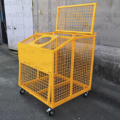 Контейнер для ПЭТ бутылок, сетчатый (1000x1000x1000 мм)