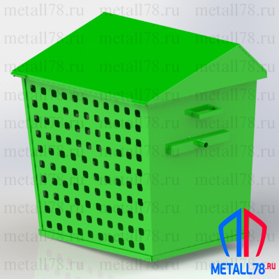 Контейнер для раздельного сбора отходов (пластик) 1,1 м3