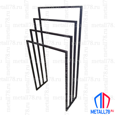 Полотенцесушитель на 4 полотенца, Держатель для полотенец, Полотенцедержатель, Вешалка, Полотенцесушило, Вешалка в ванну для полотенец напольная, В1100хШ500хГ300 