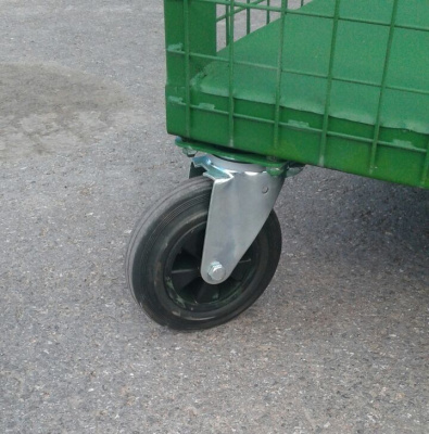 Контейнер "Сетка", объём 8,0 м³, с распашными воротами