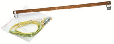 Шина заземления медная 19"