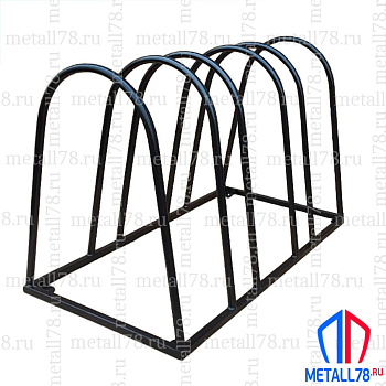 Велопарковка на 3 места, "Эверест V-2.0" В610хШ920хГ500мм, усиленная, парковка для велосипеда, парковка для самоката, стойка