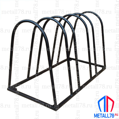 Велопарковка на 3 места, "Эверест V-2.0" В610хШ920хГ500мм, усиленная, парковка для велосипеда, парковка для самоката, стойка