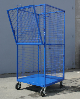 Контейнер сетчатый, на колесах