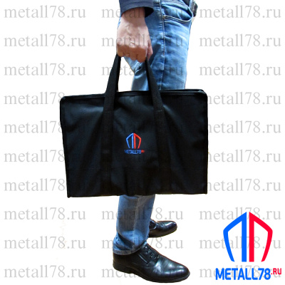 Мангал складной (400x250x310 мм) с чехлом, неокрашенный