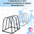 Велопарковка, "Эверест", Парковка для велосипедов, Парковка велосипедная, Велопарковка на 3 места В610хШ680хГ500мм