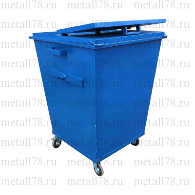 Контейнер для мусора, объём 0,75 м³, для сети АЗС "ГАЗПРОМНЕФТЬ"