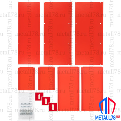 Подставка для трех огнетушителей ПО-15-3 (сборно-разборная) В400хШ570хГ200 мм