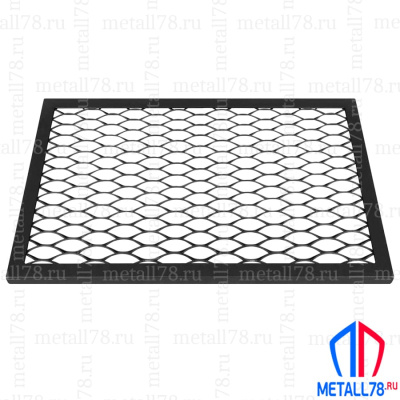 Решетка придверная металлическая 500х750мм большая