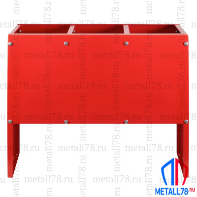 Подставка для трех огнетушителей ПО-10-3 (сборно-разборная) В400хШ490хГ170 мм